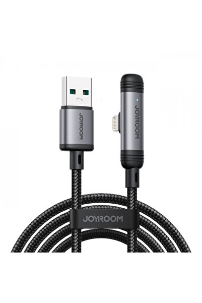 Apple Cablu date și încărcare USB-A - Lightning Joyroom S-A56 EnjoyX Angled, ...