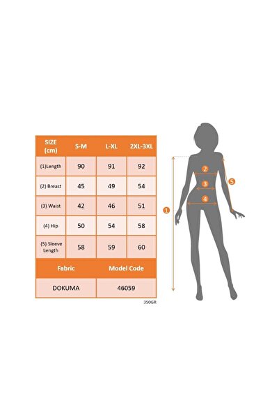 JANES Kadın Uzun Kollu Yuvarlak Yaka Etek Ucu şerit Detaylı Mini Dokuma Elbise