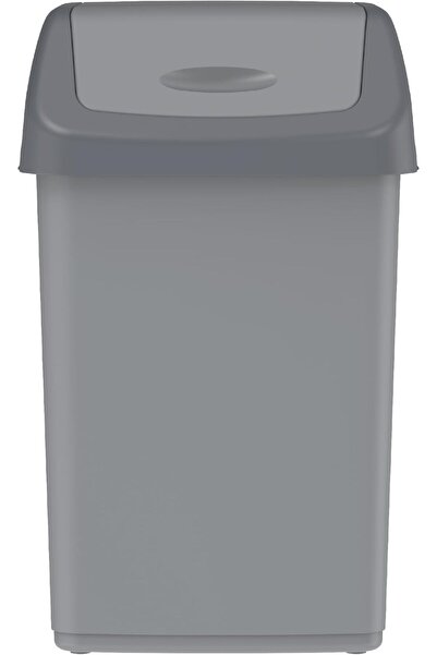 Cosmoplast Plastic Flip Top Swinging Trash Waste Bin 46 Liters With Detachable Swinging Lid