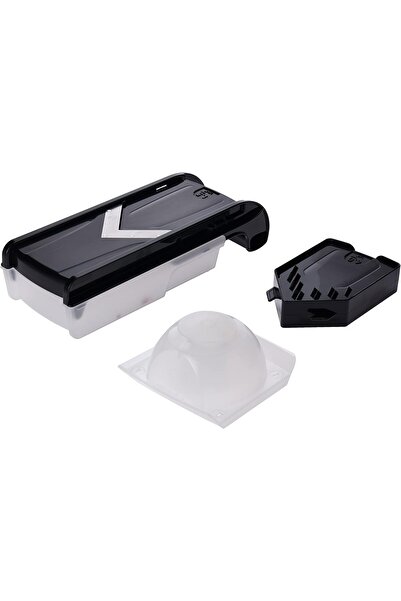 Prestige 6-in-1 Mandoline Slicer, Black and Transparent [PR53688]