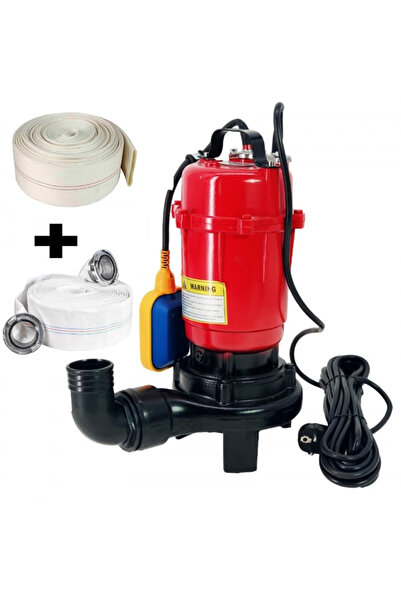 DDT Pompă submersibilă cu tocător și plutitor, DDT, WQD10, 3000W + Furtun de ...