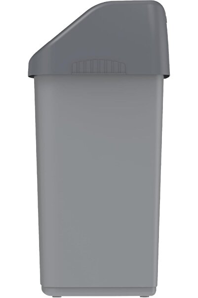 Cosmoplast Plastic Flip Top Swinging Trash Waste Bin 46 Liters With Detachable Swinging Lid