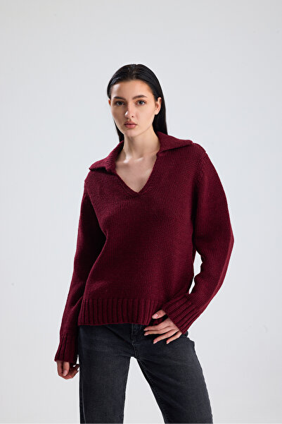 Figo Polo Neck Women's Sweater