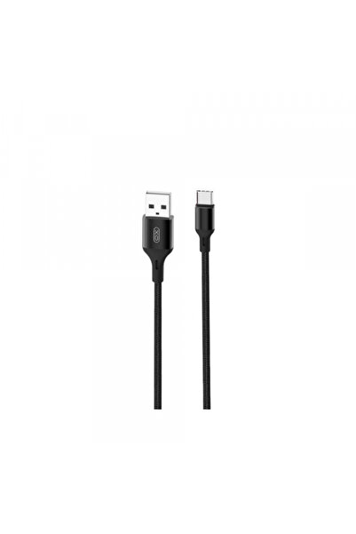 XO Design Cablu Date si Incarcare USB-A - USB-C NB143, 18W, 1m, Negru