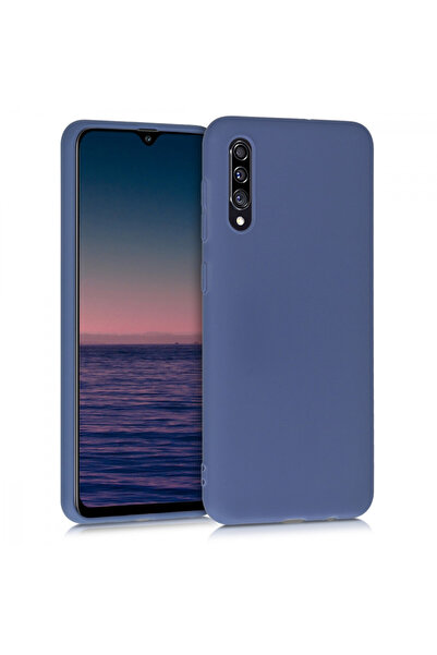KWmobile Калъф за Samsung Galaxy A30s, Силиконов, Син, 50194.168
