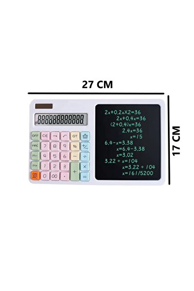 Kenko 12 Haneli LCD Yazı Tahtalı Kalemli Hesap Makinesi | Pinterest Beyaz Tablet Hesap Makinesi Pilli