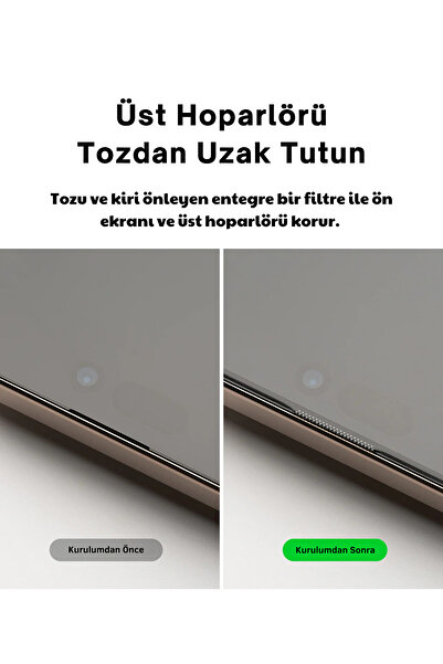 SAFEUS For iPhone 16E Full Coverage Dust Filter Sapphire Screen Protector Glass