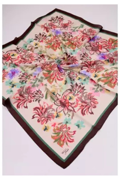 Belli Eșarfă Fresh Sanda IST 6 - 18 Model floral maro