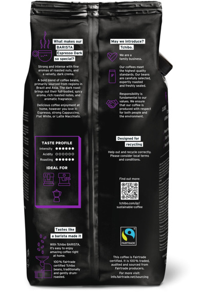 Tchibo Barista Espresso Dark coffee beans 1 kg