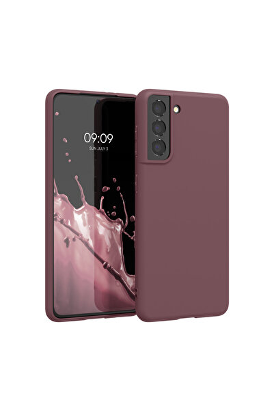 KWmobile Case for Samsung Galaxy S21, Cherry Blossom, Silicone, KWM000012BS047C