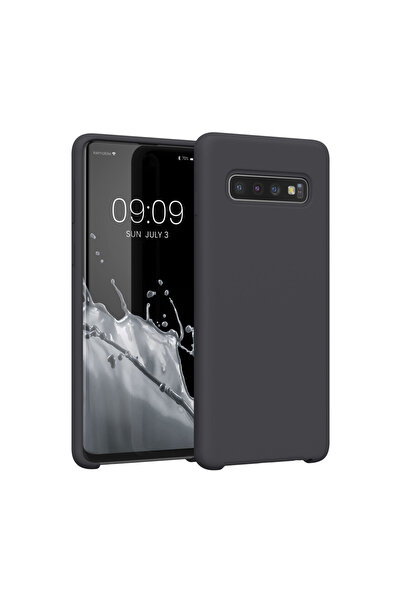 KWmobile Θήκη για Samsung Galaxy S10, Σιλικόνη, Μαύρη, 47732.47,