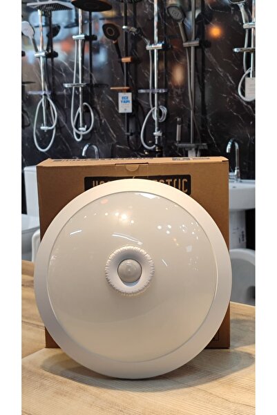 Horoz 360 Sensörlü Tavan Armatürü Plastik Kasa Çift E27 Duylu