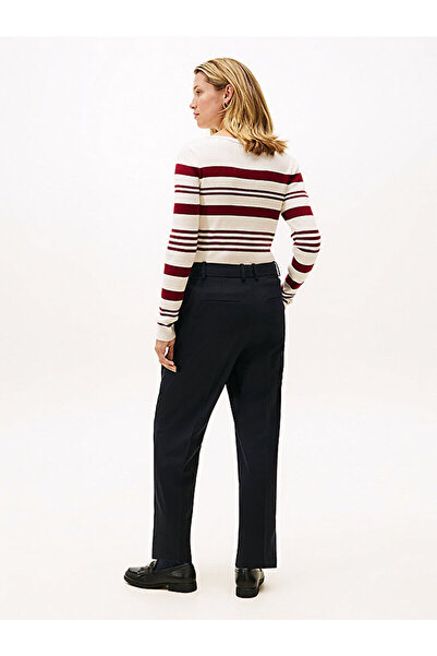 Tommy Hilfiger Timeless Slim Straight Leg Ankle Trousers