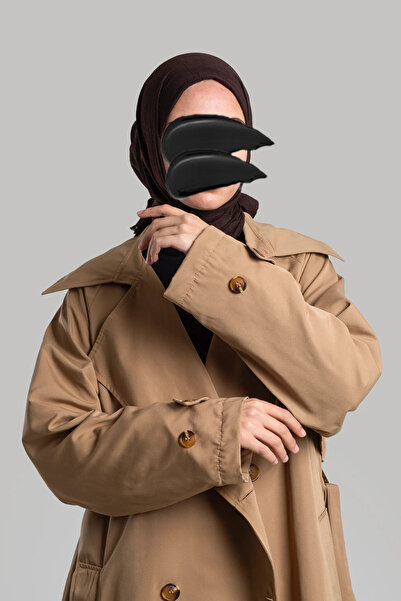 Lemaye Düğmeli Trençkot - Camel