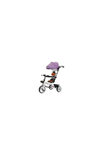 Toysea Children’s Cute Pedal Tricycle with Push Handle, Sunshade & Safety Fence