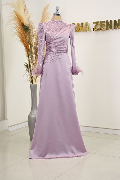 Rana Zenn Bianca Abiye Lila