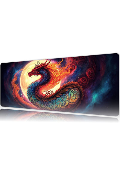 urzuva Solar Serpent 70X30 3MM Kalınlık Premium Gaming oyuncu mousepad, Anti ...
