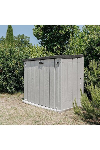 TOOMAX Geniş Hacimli Bahçe Depolama Dolabı 842 L – Su Geçirmez Çöp ve Eşya Sa...