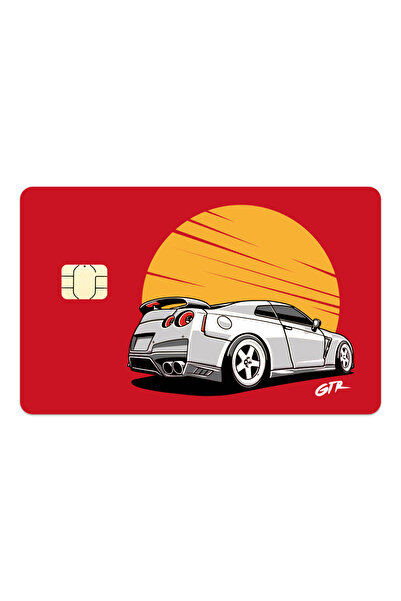 ACME LABS Credit Card Sticker Skin - Debit Card -GTR34 Sports Car Credit Card Skin - Small Chip