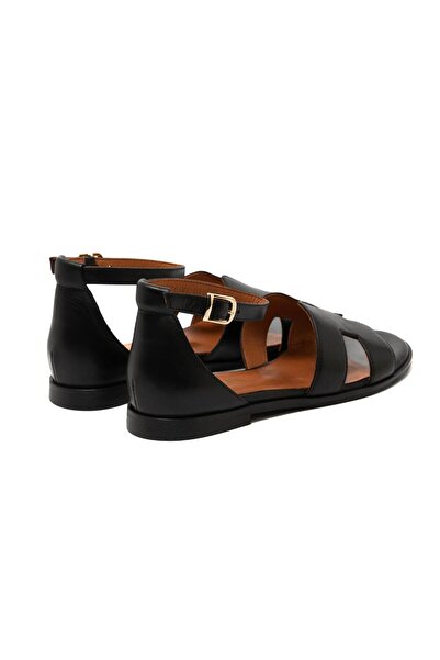 John May Women / Girls Sandals Mar-25Y-166-2026 Black Skin