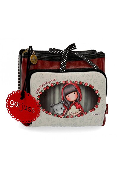 Santoro Girls' 3-compartment bag Gorjuss Little Red, 27x17x10 cm