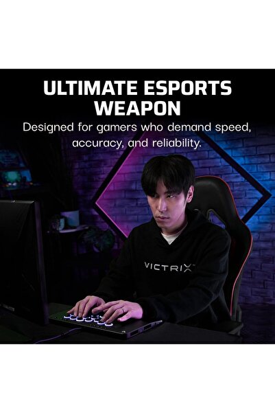 Turtle Beach Victrix Pro KO Leverless All Button Fight Stick PS5