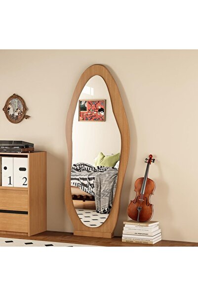KEKE Dual Purpose Wall Mounted or Standing Cloud Shaped Full Length HD Dressing Mirror