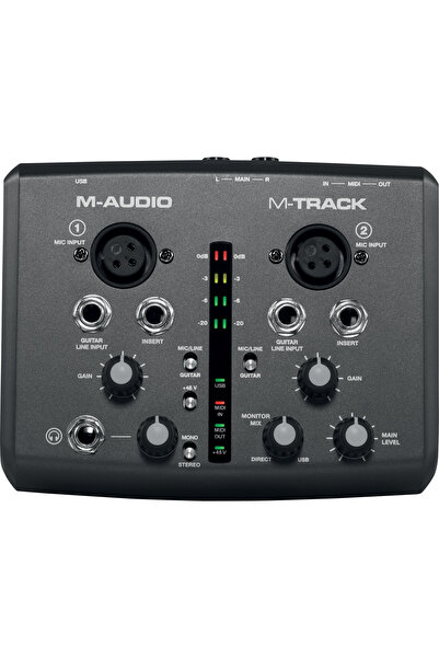 M-AUDIO M-Track Two-Channel USB Audio/MIDI Interface