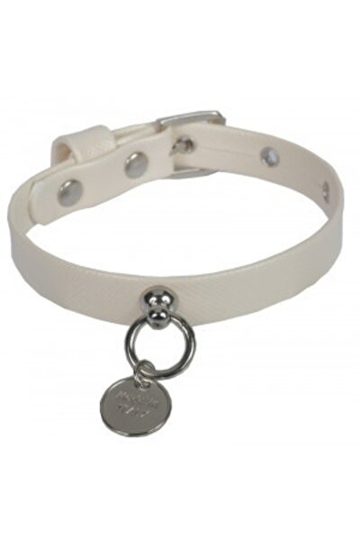 Charlotte's Dress Saffino Lux Dog Collar - 25 cm - Cream