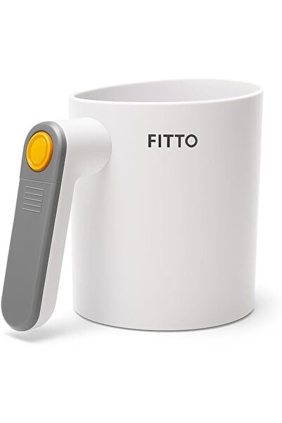 fitto Battery-Powered Electric Flour Sifter, 4-Cup Stainless Steel Mesh, Comfortable Handle
