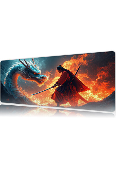 urzuva Dragon’s Pact 70X30 3MM Kalınlık Premium Gaming oyuncu mousepad, Anti ...