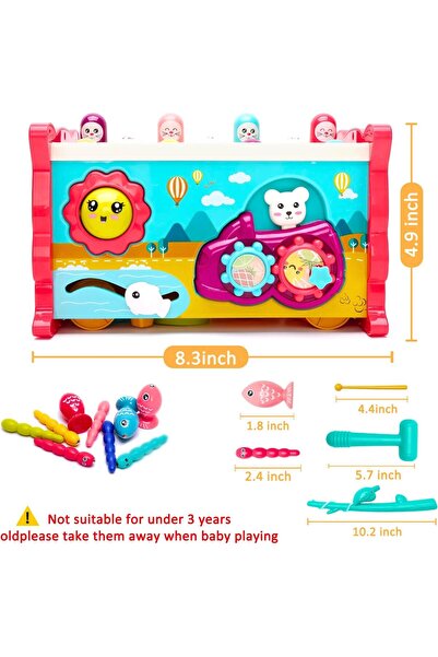 AYEBIA 8-in-1 Montessori Toys for 1+ Year Old Boys & Girls, Baby Educational ...