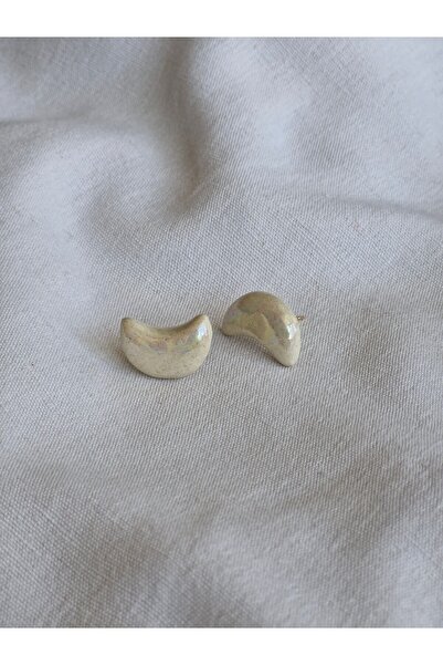 Aterra Studyo Seramik Ay Küpe