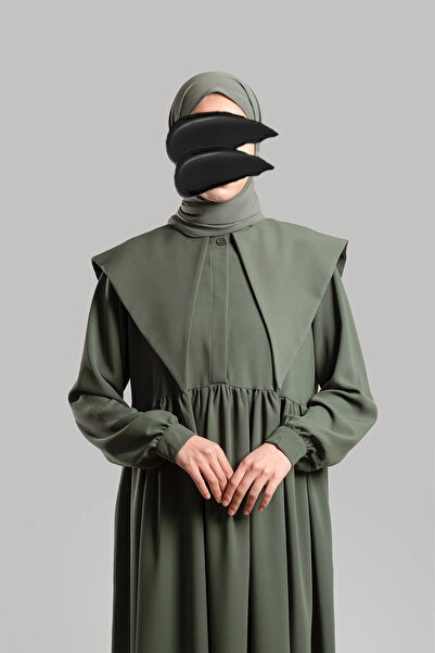 Lemaye Collared Dress Ferace - Soft Green