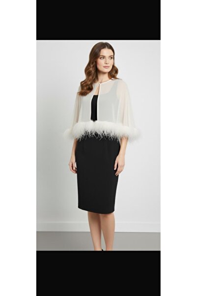 MERİT FASHION Otriş Detaylı Multi Şifon Bluz & Bolero