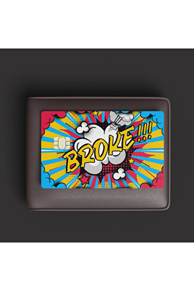 ACME LABS Credit Card Sticker Skin - Debit Card -Comic Pop Art Retro Bubble Cloud - Small Chip