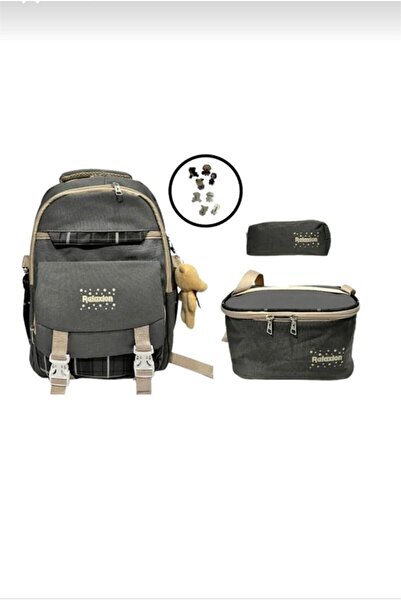 Relaxion Rlx-1396 3’lü İlkokul Okul Çanta Seti (Sırt Çantası + Beslenme Çanta...