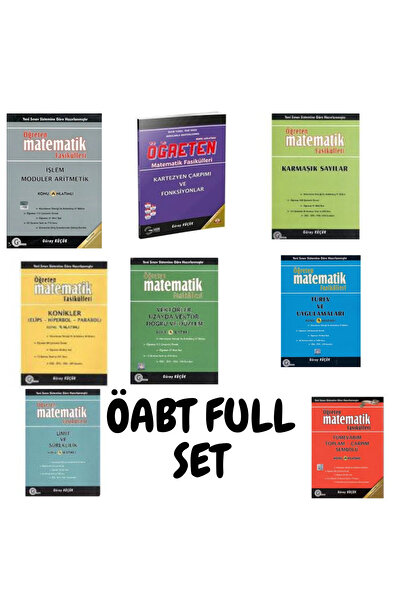 Gür Yayınları ÖABT MATEMATİK FULL SET