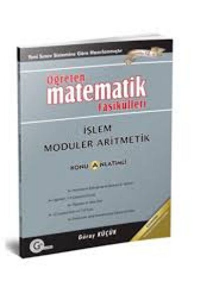 Gür Yayınları ÖABT için öğreten işlem modüler aritmetik