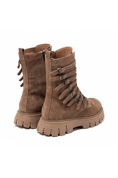 John May Women's / Girls' Boots Rc-25K-001-R25-208 Tobacco Suede