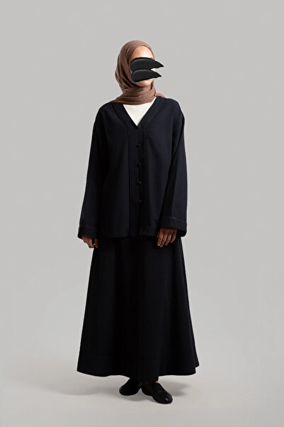 Lemaye Μπουφάν από φυσικό λινό - Μαύρο