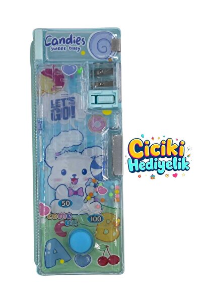 ciciki hediyelik Sanrio Kromi Water Toy Pen Holder with Sharpener and Water I...