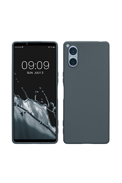 KWmobile Case for Sony Xperia 5 V, Dark Green, Silicone, 61522.202