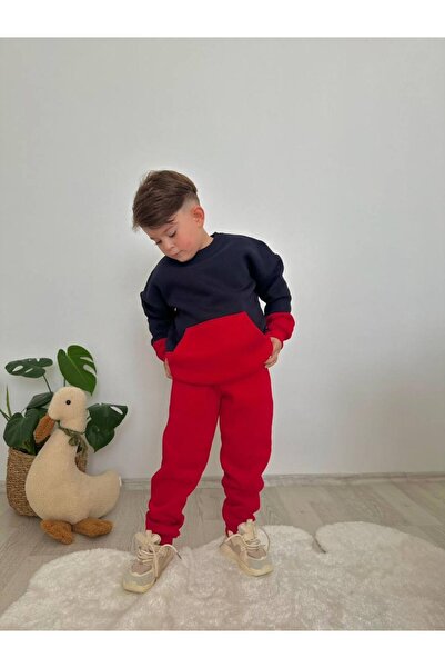 Yalçınoğlu Kids 3 Thread Thick Winter Children's Suit I Special Design Offering Comfort, Style and Quality Together (3-10 Years Old)