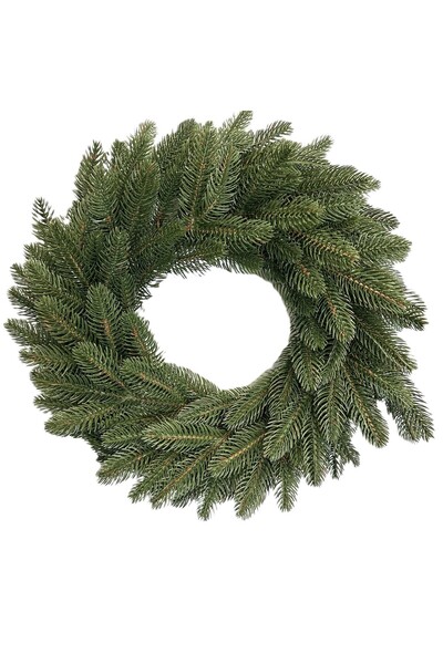 ChristmasExpress GREEN Christmas wreath, molded branches