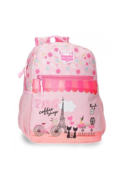 Roll Road Rucsac fete, Coffee Shop, roz, 27x33x11 cm