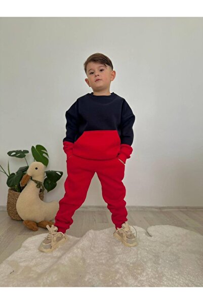 Yalçınoğlu Kids 3 Thread Thick Winter Children's Suit I Special Design Offering Comfort, Style and Quality Together (3-10 Years Old)