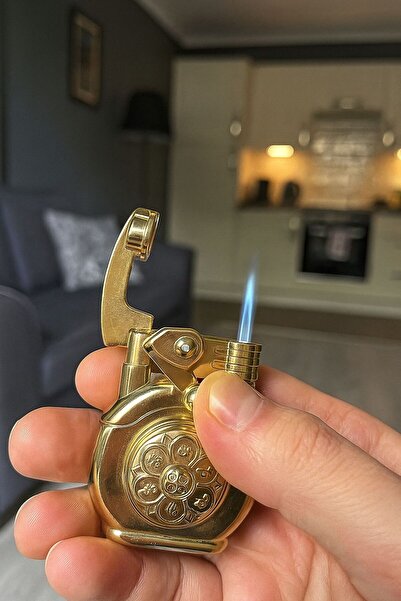 melmus 🔥 Rulet Çakmak Blux SpinFire Premium Döner Mekanizmalı Gazlı Çakmak 💎