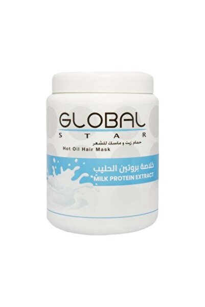 Globalstar قناع وحمام زيت الشعر بروتين الحليب من جلوبال ستار 1 لتر