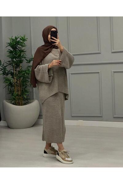 AXXAN φούστα χαλαρό πλεκτό κοστούμι πουλόβερ κοστούμι πλεκτό χαλαρή κοπή τυπικό μέγεθος 36/42 μεγέθη